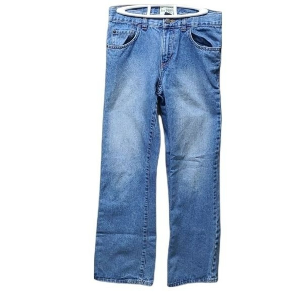 The Childrens Place boys adjustable waist bootcut jeans size 14
